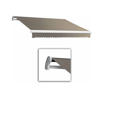 Tente rétractable en alliage d'aluminium en extérieur avec voile revêtu en PU durable