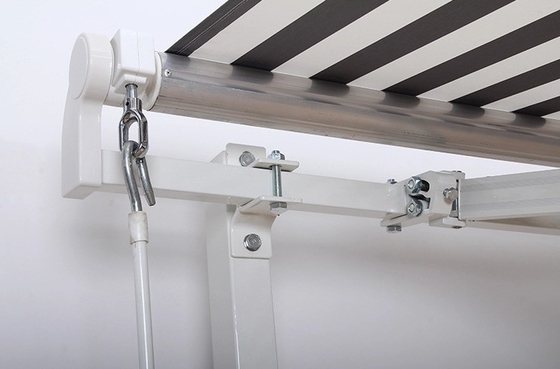 Tente rétractable en alliage d'aluminium en extérieur avec voile revêtu en PU durable