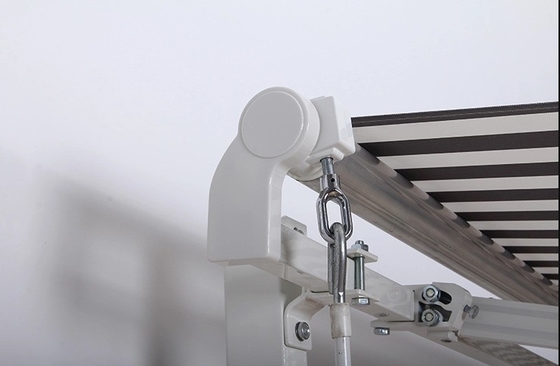 Tente rétractable en alliage d'aluminium en extérieur avec voile revêtu en PU durable