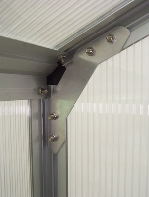 Type de bois de taille moyenne d'aluminium à effet de serre, traité thermiquement, traité sous pression, destiné à la croissance des plantes
