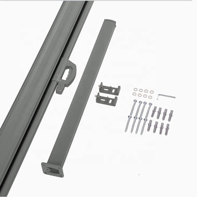 Tente à l'ombre latérale rétractable en aluminium gris 200*300 cm pour jardin extérieur et patio
