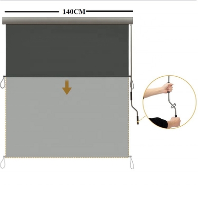 Méthode de fonctionnement manuel QF-VW Écran de protection de la vie privée du balcon pour protection solaire