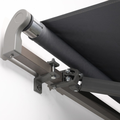 300*200CM Arme articulée Tente solaire rétractable avec manivelle à main et réglage d'angle