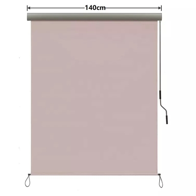 Protéger le soleil et la vie privée au balcon Mécanisme de manivelle à main Vertical Outdoor Roller Blind