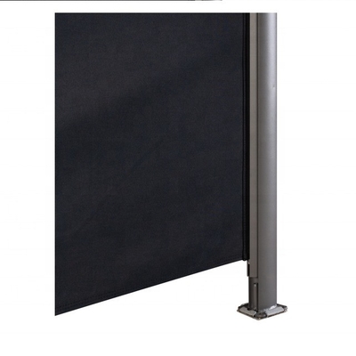Marquis côté beige extensible 160/180/200x300 cm pour balcon terrasse jardin pare-brise à rouleaux latéraux opaques