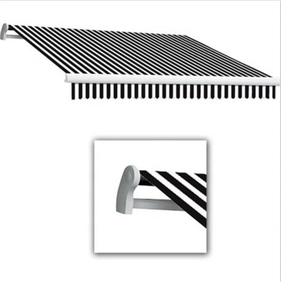 300*200CM Arme articulée Tente solaire rétractable avec manivelle à main et réglage d'angle