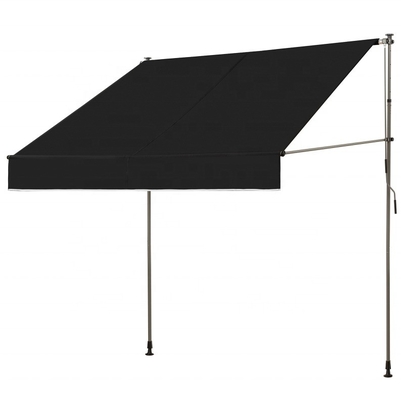 Tissus en polyester pour balcon boîte de vitesses manuelle au volet gris et traitement anti-UV