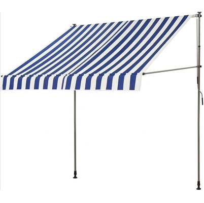 Tissus en polyester pour balcon boîte de vitesses manuelle au volet gris et traitement anti-UV