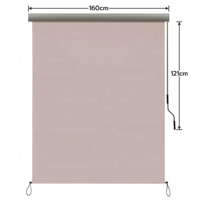 1.6m*2.5m Matériau de voile en polyester rétractable étanche à l'eau ombrage solaire goutte au sol