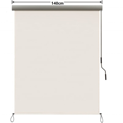 1.6m*2.5m Matériau de voile en polyester rétractable étanche à l'eau ombrage solaire goutte au sol