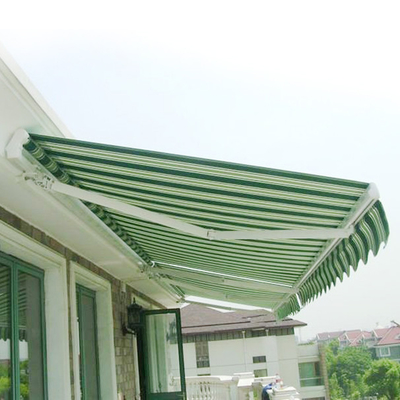 Matériau de voile Tente rétractable en polyester pour patio balcon couverture UV résistante à l'eau