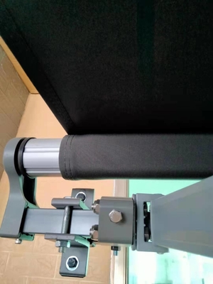 Matériau de voile Tente rétractable en polyester pour patio balcon couverture UV résistante à l'eau