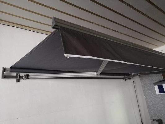 Matériau de voile Tente rétractable en polyester pour patio balcon couverture UV résistante à l'eau