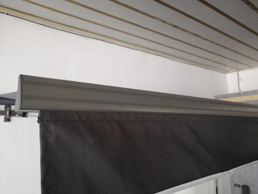 Matériau de voile Tente rétractable en polyester pour patio balcon couverture UV résistante à l'eau