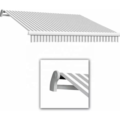 Couche en poudre Voile Finition auvents bras pliant auvents extérieurs pour l' ombrage