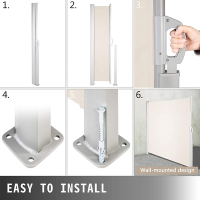Écran pliable rétractable pour le patio/terrasse/terrasse
