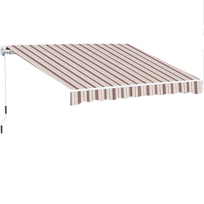 Caravane d'ombrage UV avec auvents de balcon et ombrages de porte
