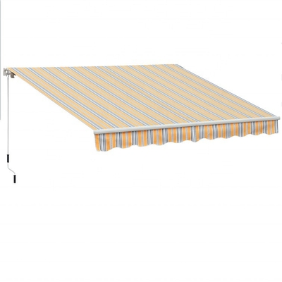 Caravane d'ombrage UV avec auvents de balcon et ombrages de porte