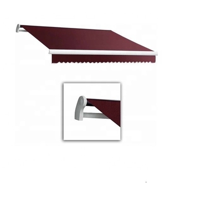 Caravane d'ombrage UV avec auvents de balcon et ombrages de porte