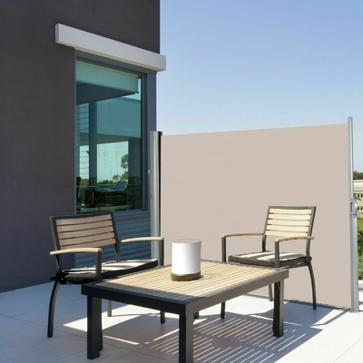 Tente latérale en aluminium de 300 x 160 cm pour la protection de la vie privée et de l'ombre du soleil à l'extérieur