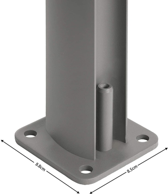 Tente latérale en aluminium de 300 x 160 cm pour la protection de la vie privée et de l'ombre du soleil à l'extérieur