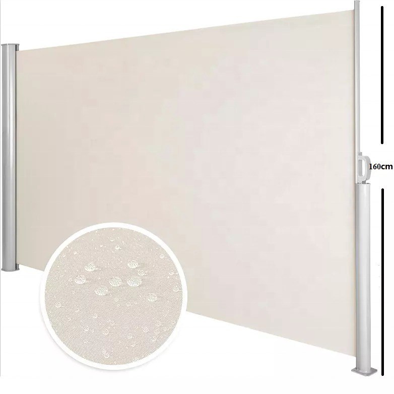 Tente extendable pour terrasse et jardin Écran de protection contre l'ombre solaire 100% polyester